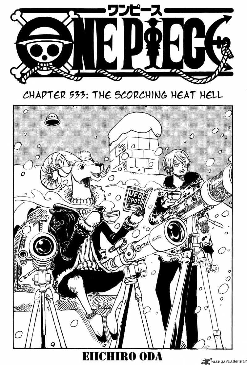 One Piece, Chapter 533 - The Scorching Heat Hell image 01