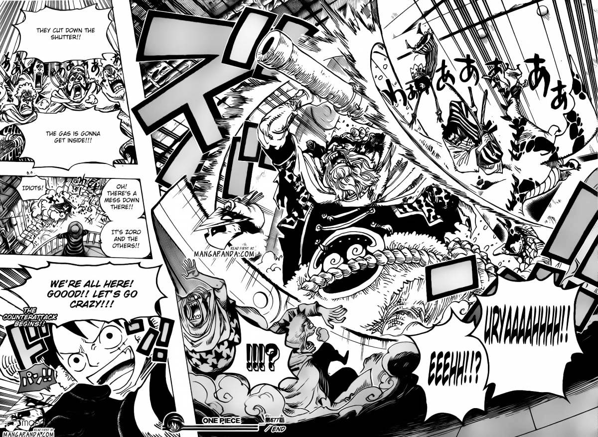 One Piece, Chapter 677 - Counter Hazard!! image 16