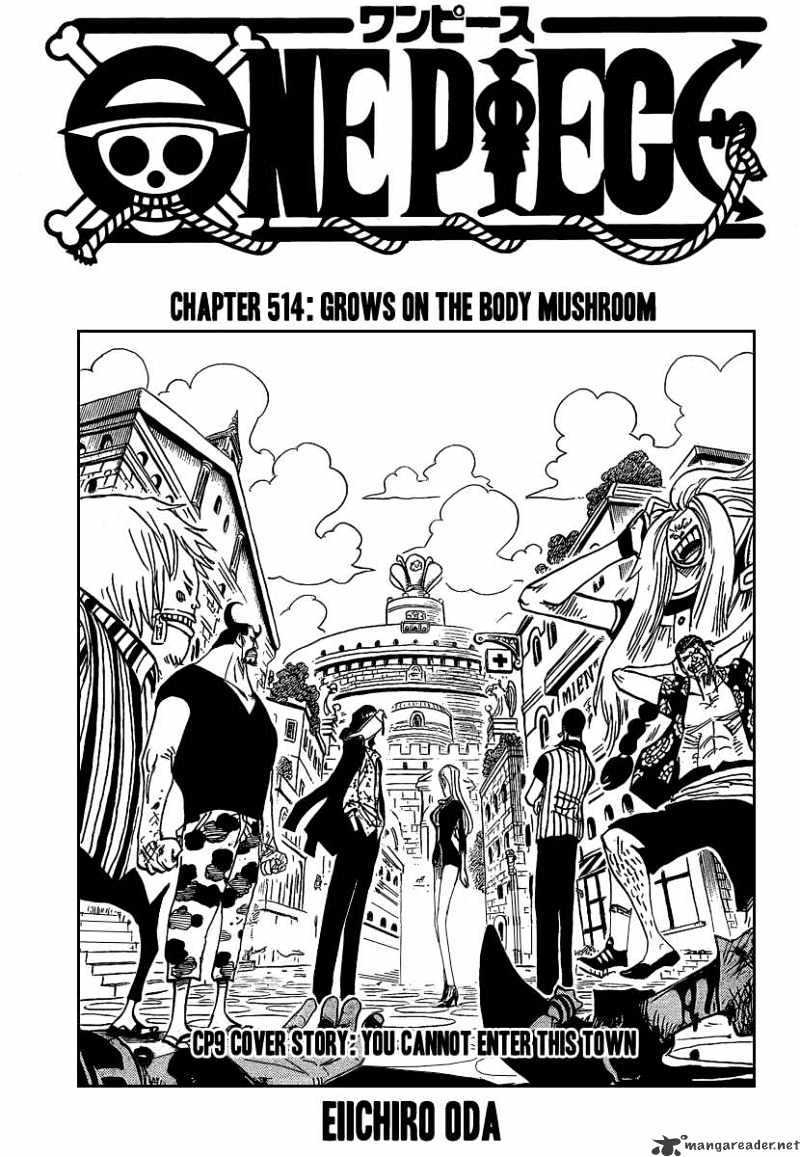 One Piece, Chapter 514 - Mushrooms Growing Out of Your Body Shroom image 01