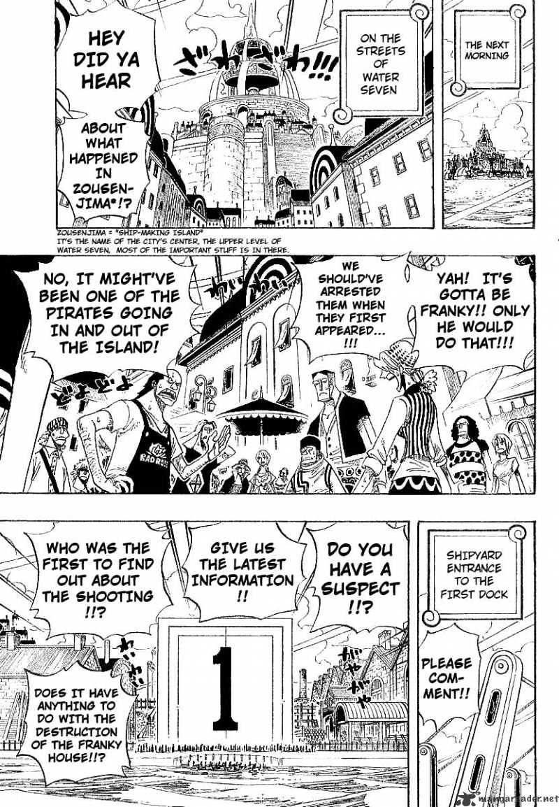One Piece, Chapter 334 - The Big Incident In The Locked Room image 04