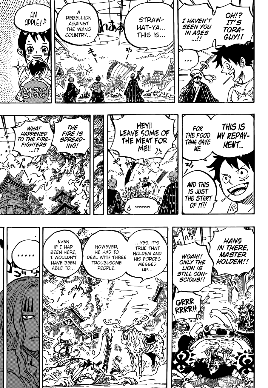 One Piece, Chapter 918 - Luffytaro Repays The Favour image 15