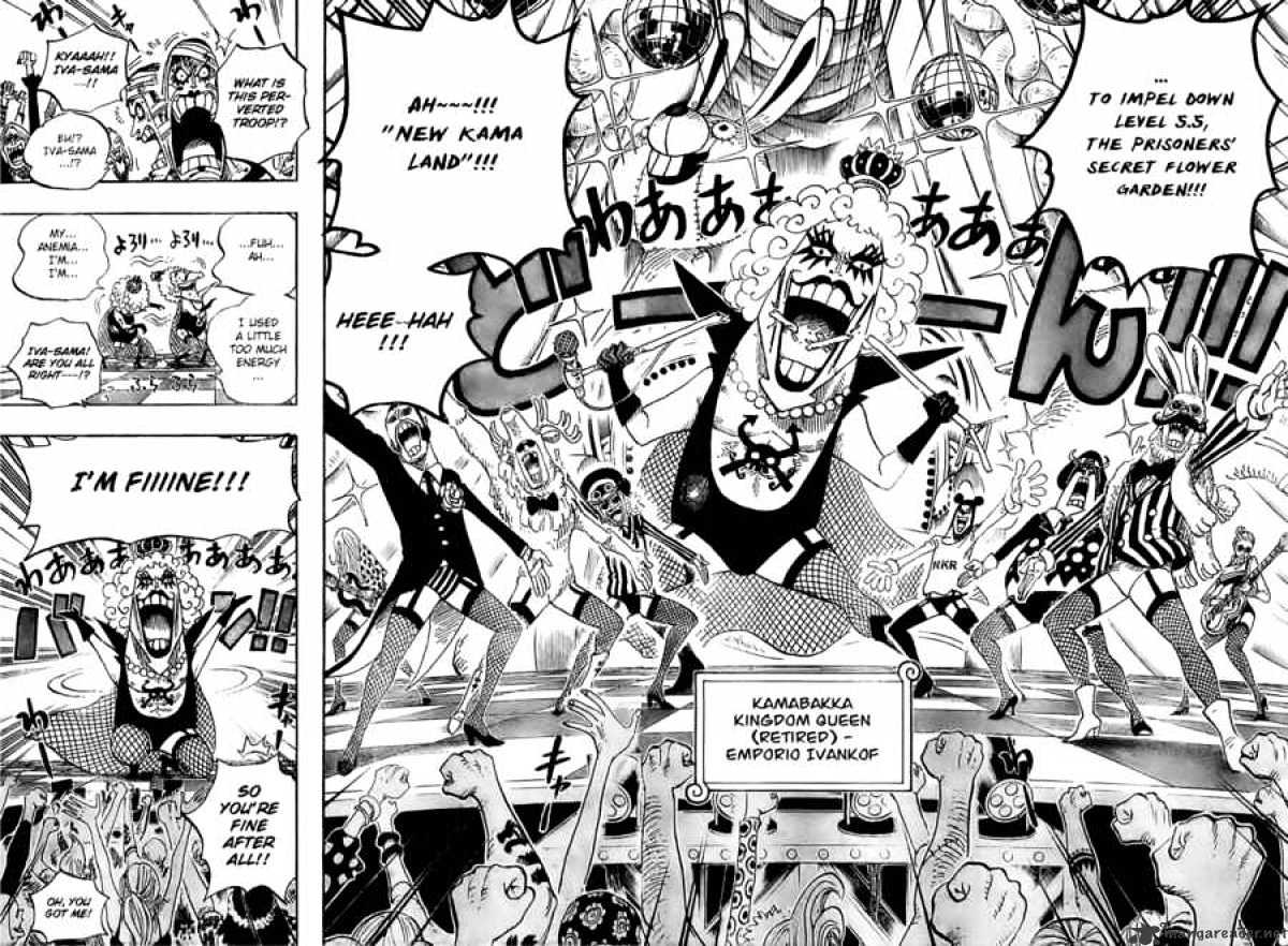 One Piece, Chapter 537 - Okama In Hell image 09
