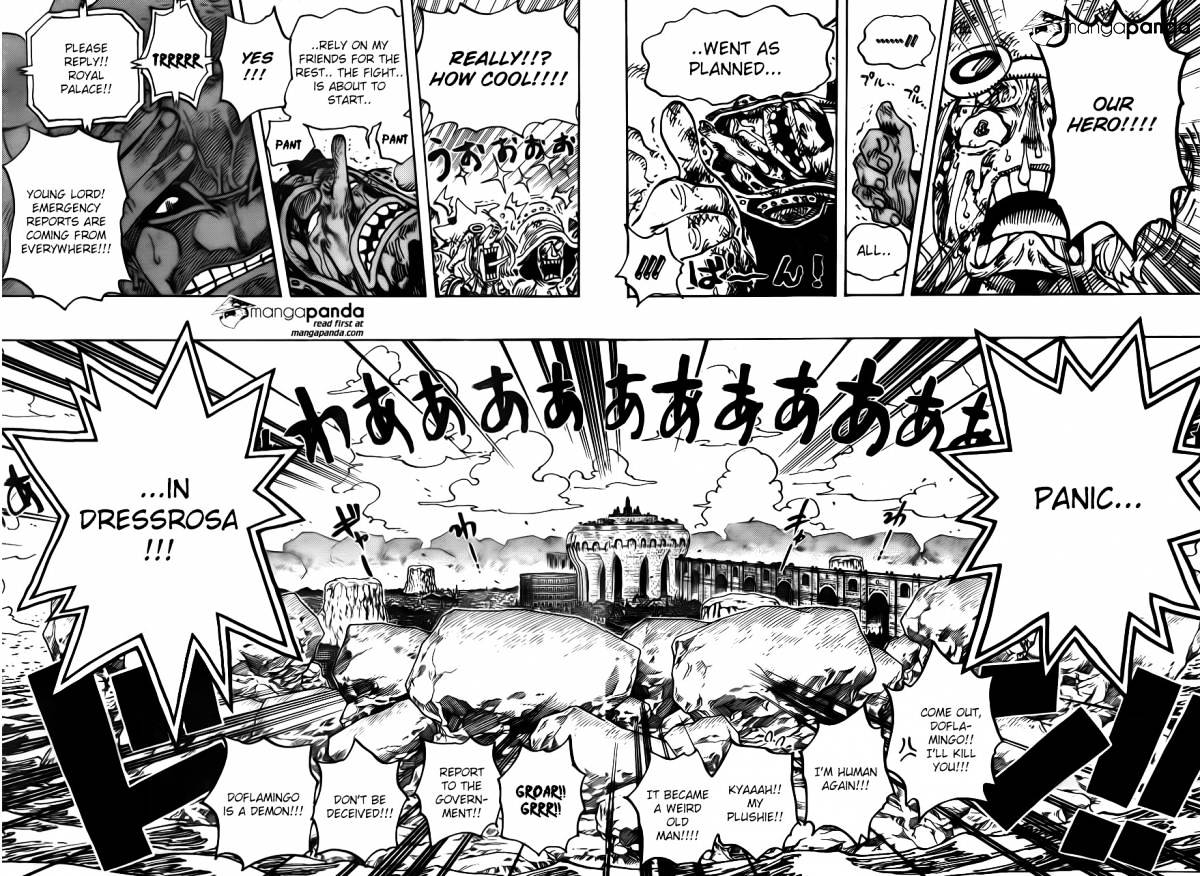 One Piece, Chapter 743 - Big jolts in Dressrosa image 12