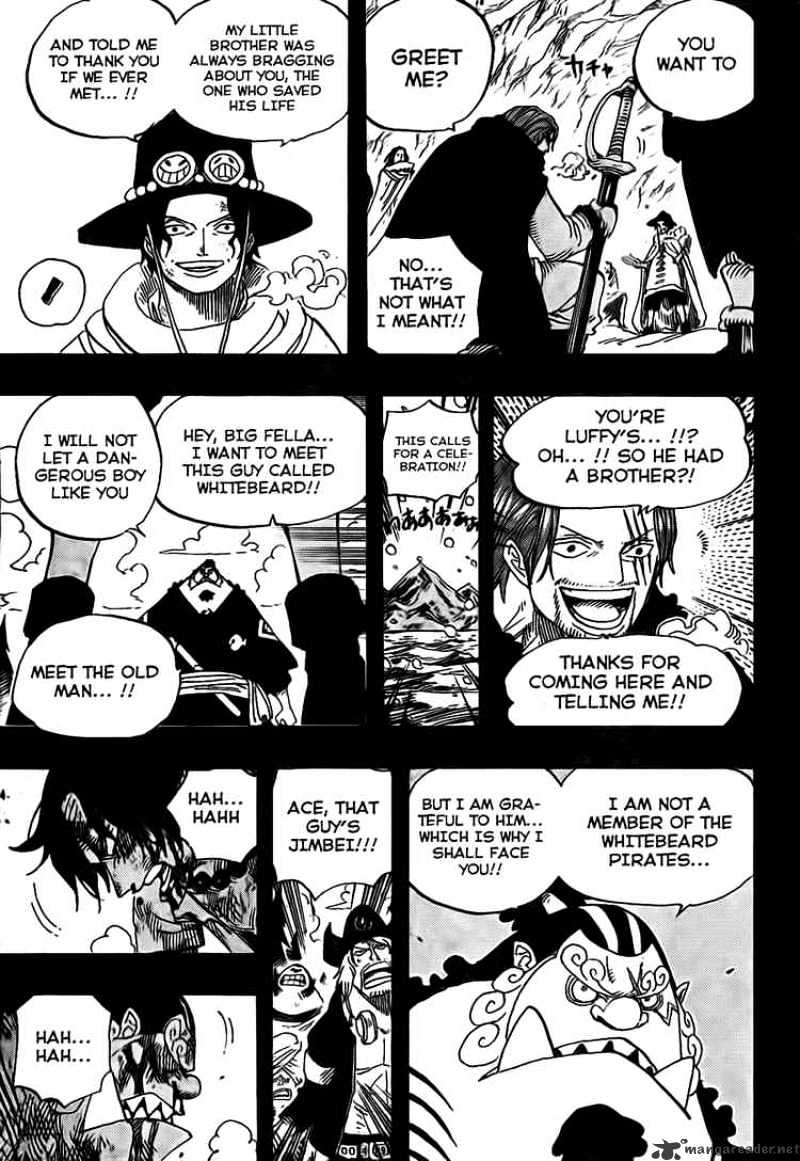 One Piece, Chapter 552 - Ace and Whitebeard image 05