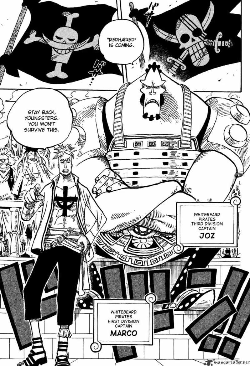 One Piece, Chapter 434 - Whitebeard And Redhaired image 03