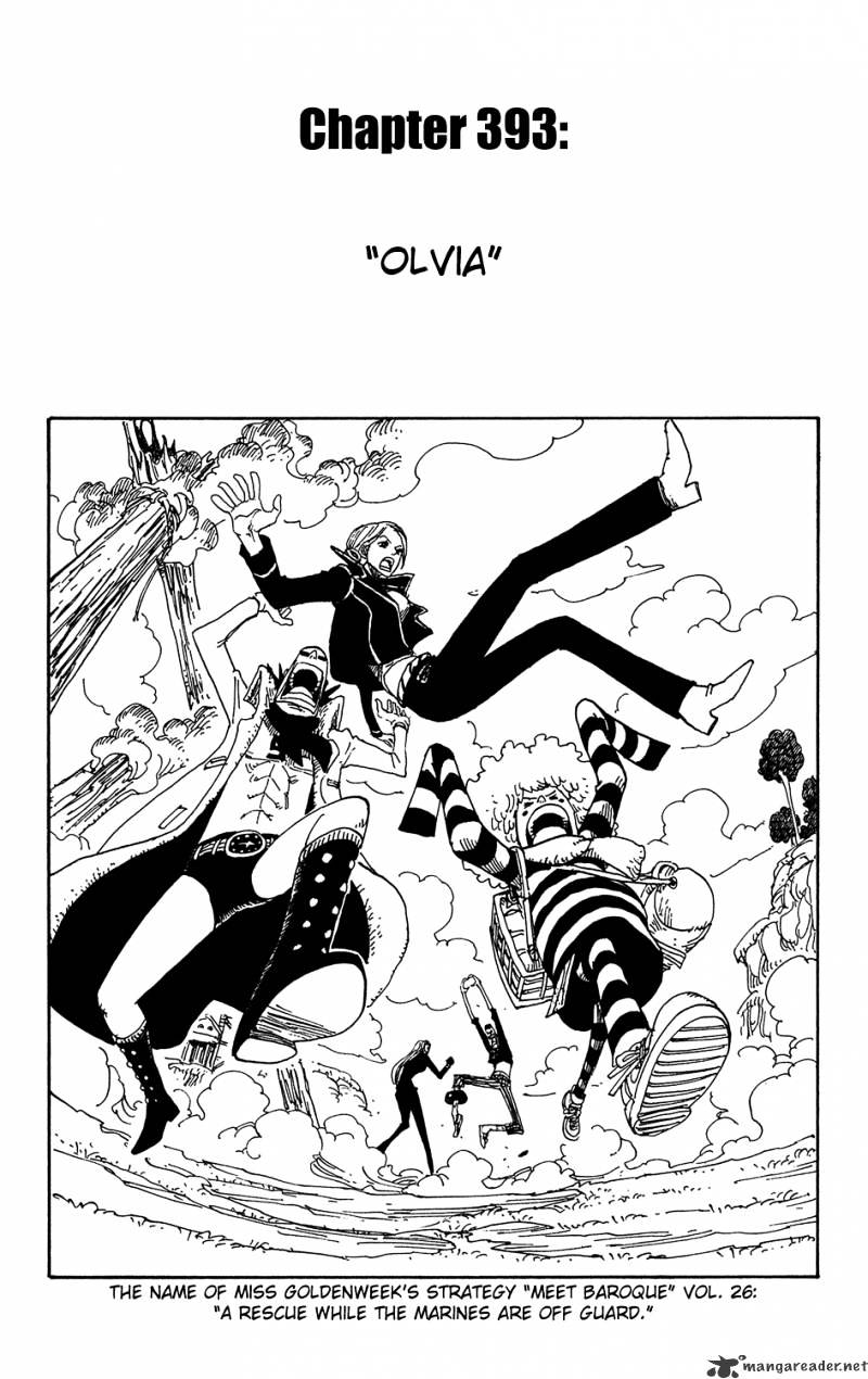One Piece, Chapter 393 - Olvia image 01