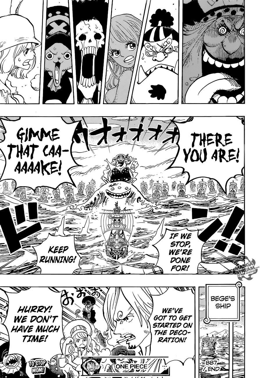 One Piece, Chapter 887 - Somewhere, Someone is Wishing for Your Happiness image 16