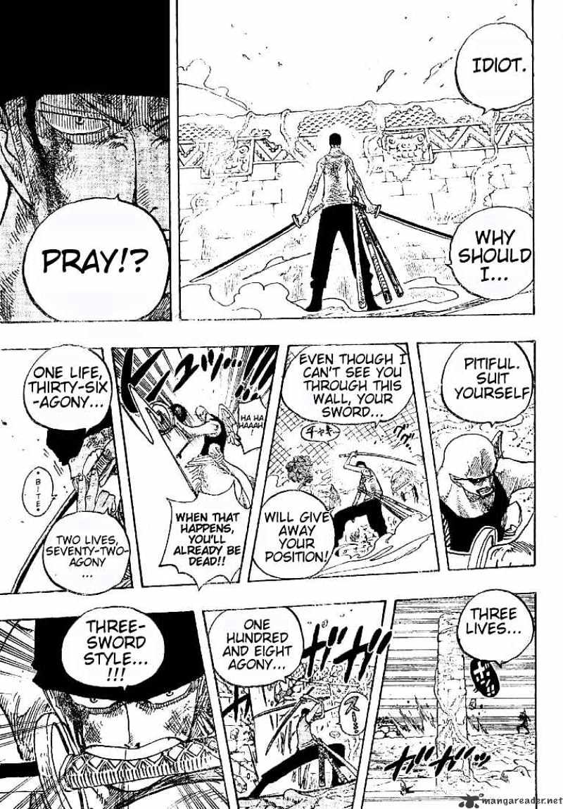 One Piece, Chapter 271 - Zoro The Pirate Versus Priest Oumu image 17