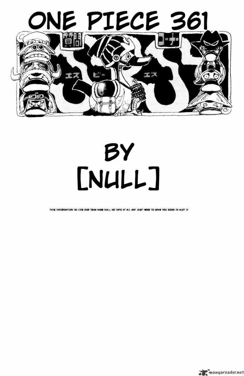 One Piece, Chapter 361 - Postscript image 20