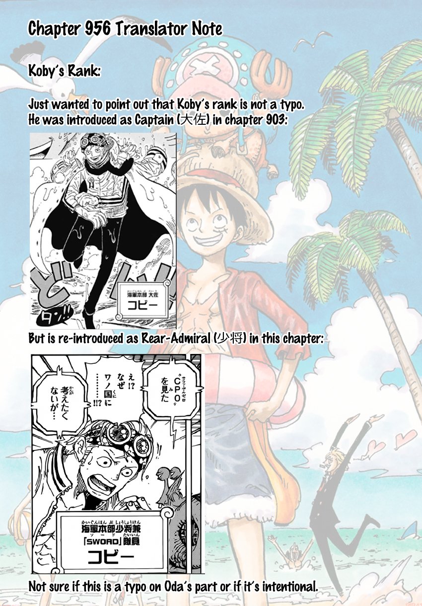 One Piece, Chapter 956 - Big News image 20
