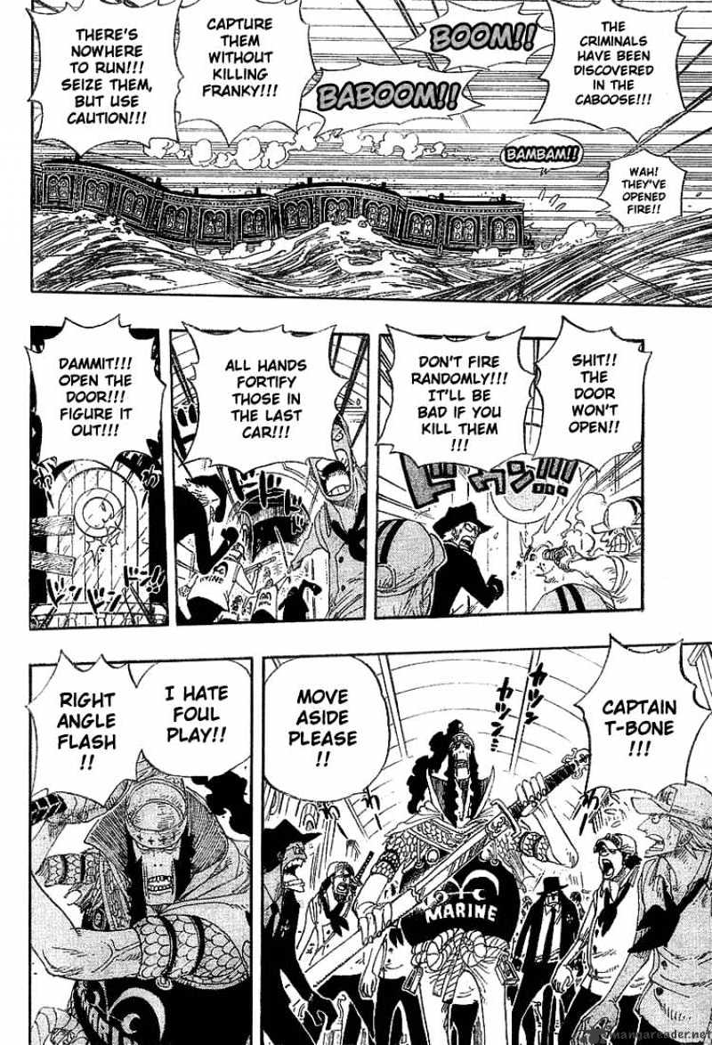One Piece, Chapter 368 - Sea Train Battle Game image 09