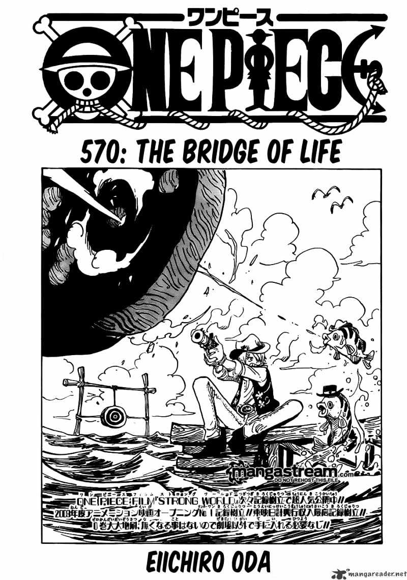 One Piece, Chapter 570 - The Bridge Of Life image 01