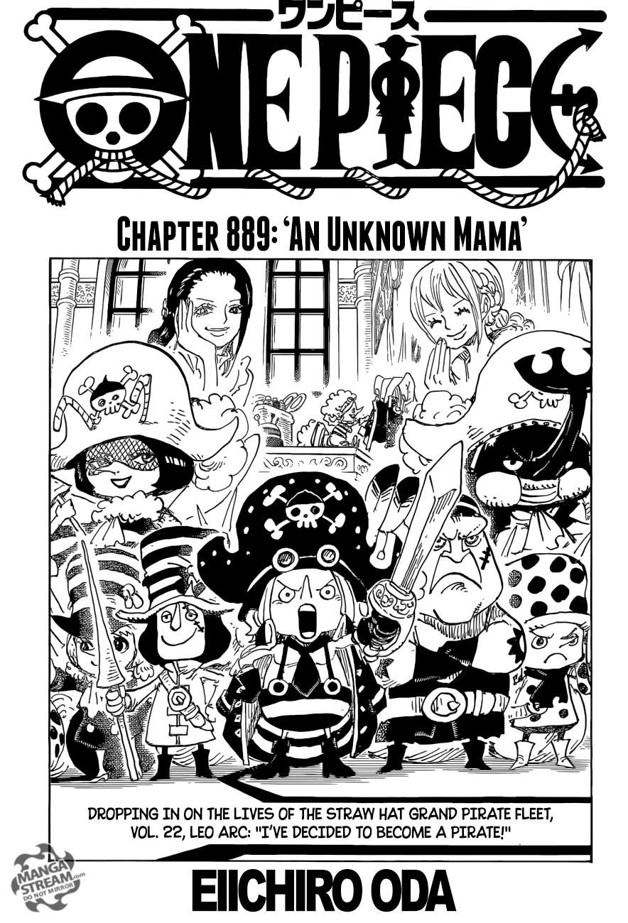 One Piece, Chapter 889 - An Unknown Mama image 01