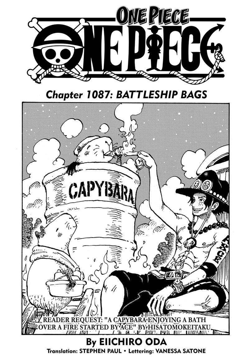 One Piece, Chapter 1087 image 01
