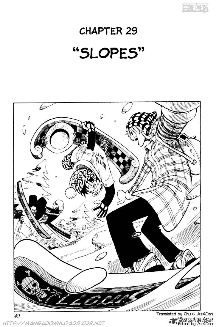 One Piece, Chapter 29 - The Slope image 01