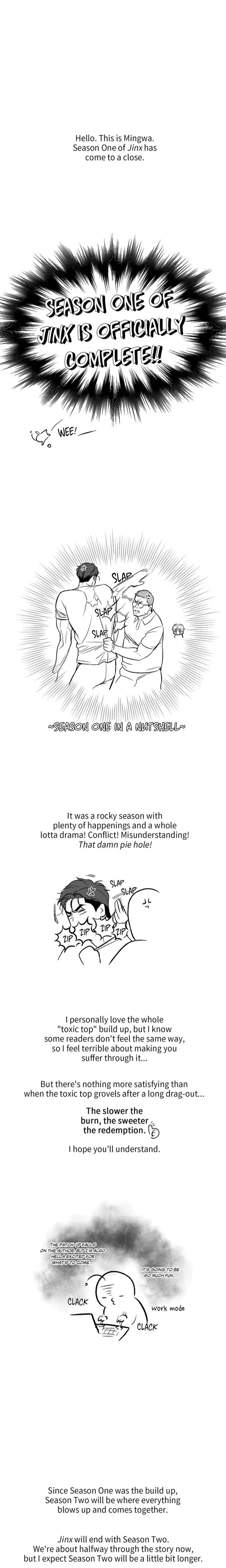 Jinx, Chapter 53.1 - Season 1 Creator