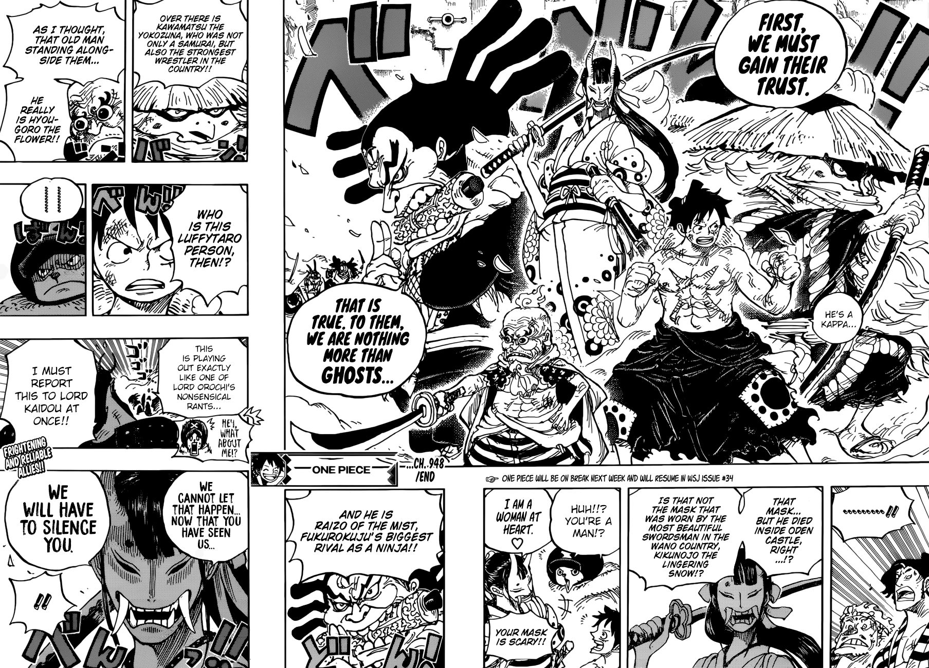 One Piece, Chapter 948 - Kawamatsu the kappa takes the stage image 15