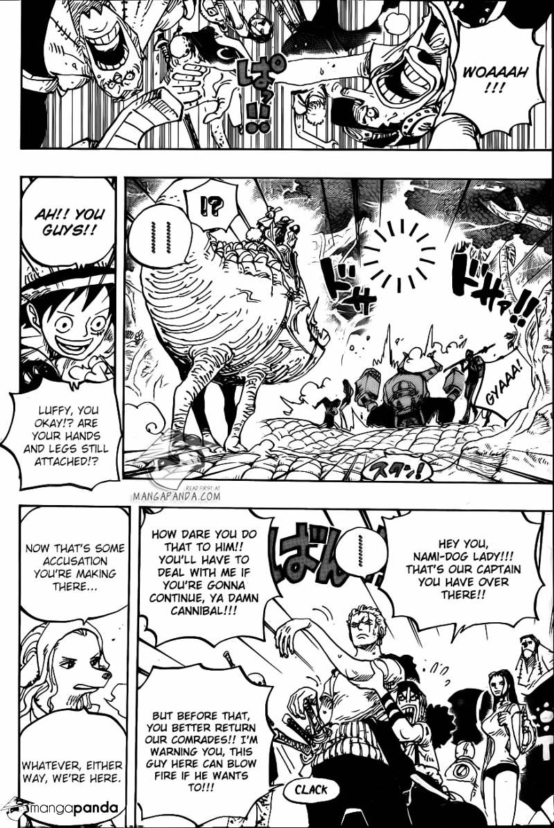 One Piece, Chapter 806 - At the Fort on the Right Belly image 10