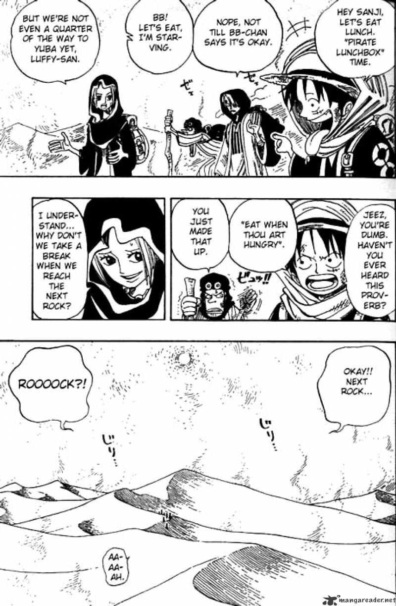 One Piece, Chapter 162 - Adventure in the Kingdom of Sand image 05