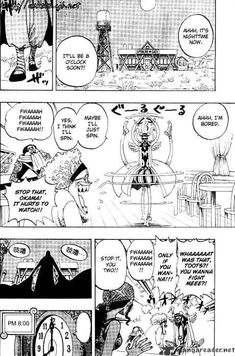 One Piece, Chapter 160 - Spider Cafe, 8 O