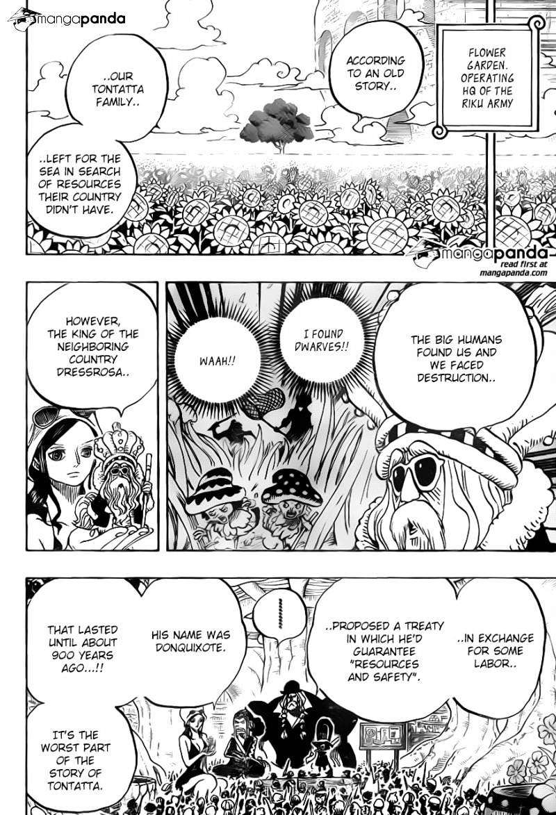 One Piece, Chapter 726 - The Riku family image 14
