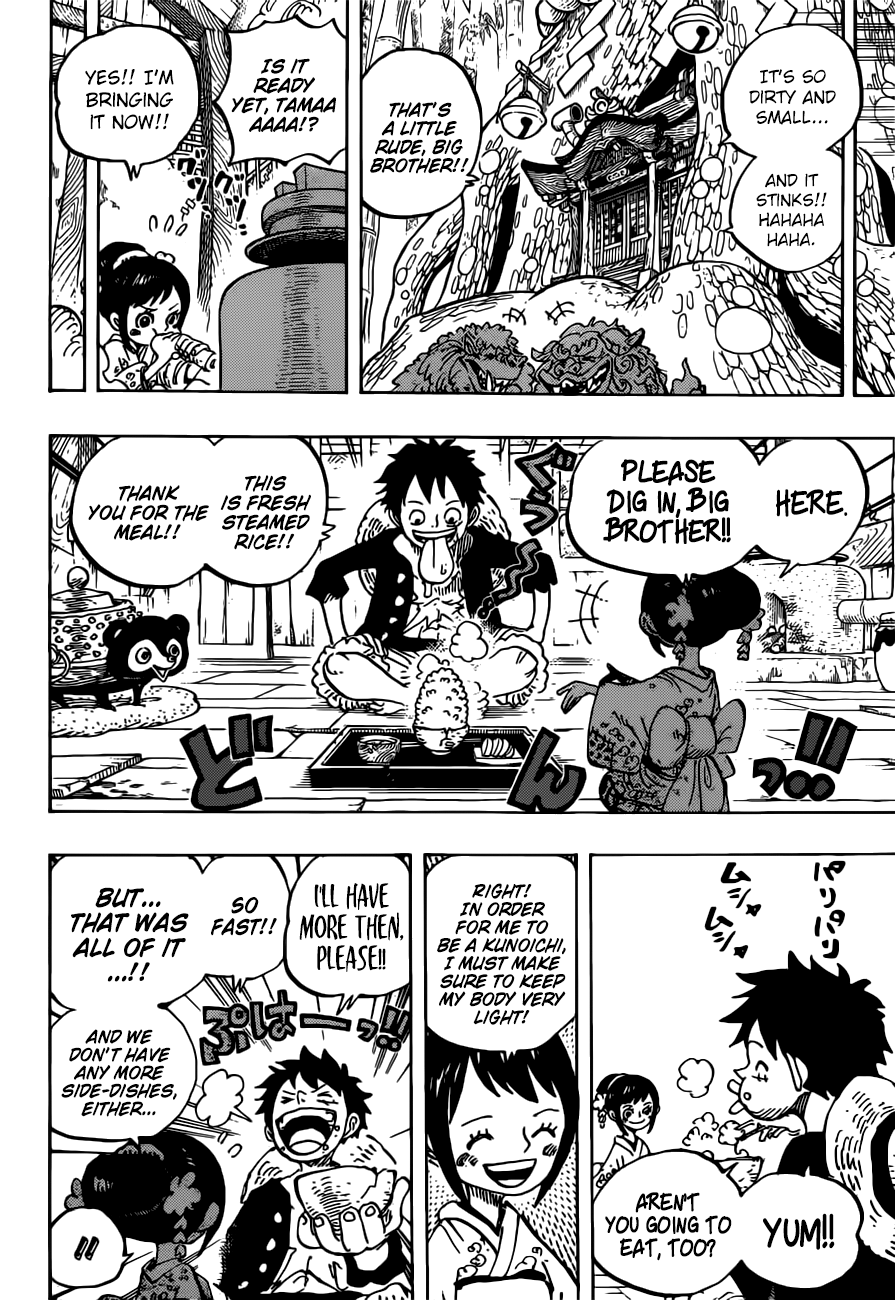 One Piece, Chapter 911 - A Great Adventure in the Land of the Samurai image 14