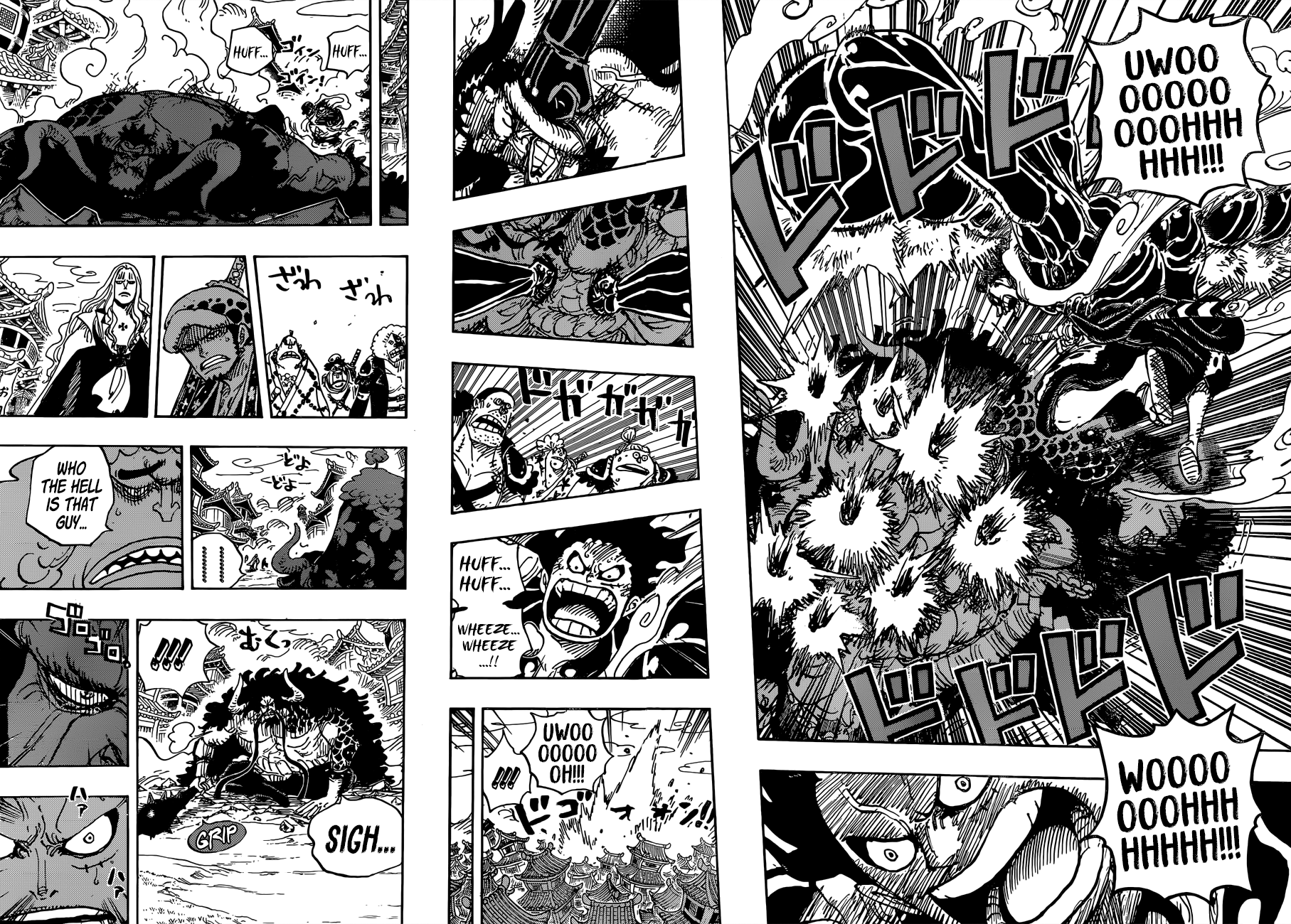 One Piece, Chapter 923 - Emperor Kaidou VS. Luffy image 13