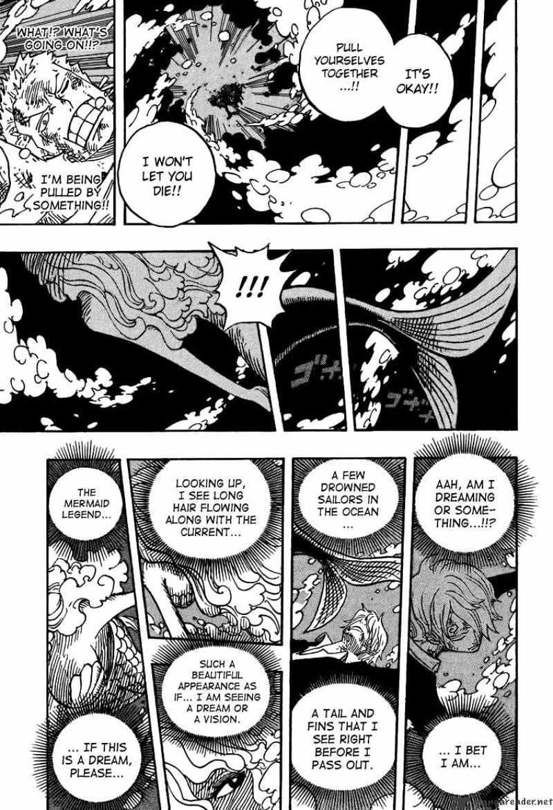 One Piece, Chapter 423 - The Mermaid Legend image 17
