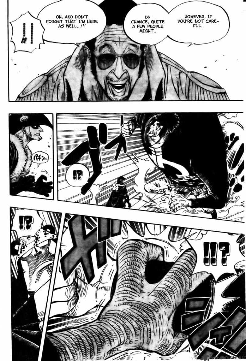 One Piece, Chapter 509 - Kizaru vs 4 Captains image 10