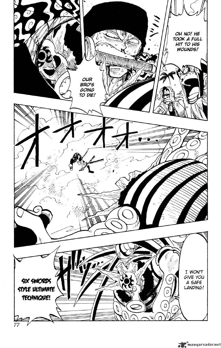 One Piece, Chapter 85 - Three Swords Vs Six Swords image 11