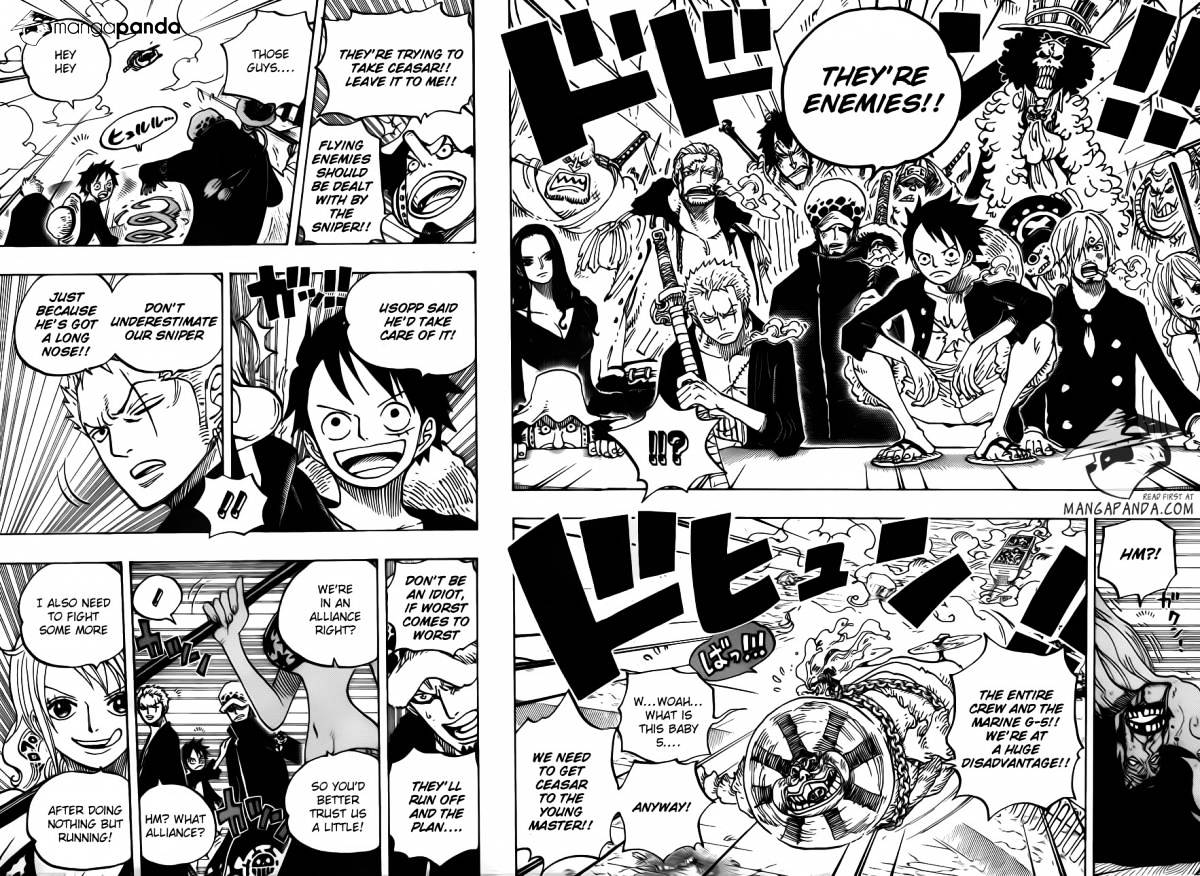 One Piece, Chapter 695 - Leave it to me!! image 11