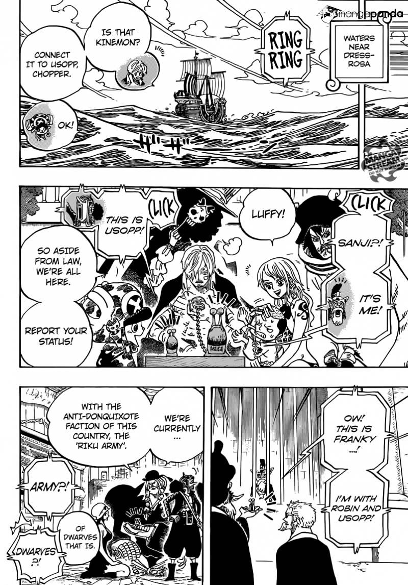 One Piece, Chapter 729 - Shichibukai Doflamingo VS Shichibukai Law image 11