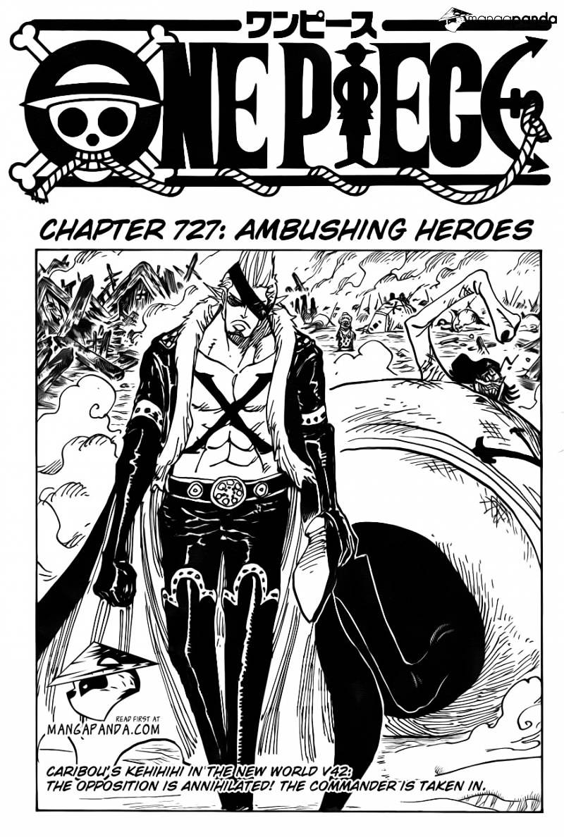 One Piece, Chapter 727 - Ambushing heroes image 03