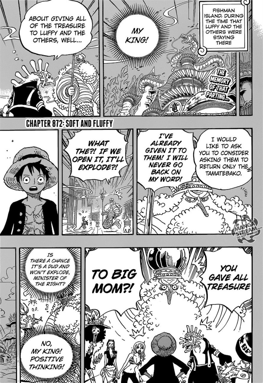 One Piece, Chapter 872 - Soft and Fluffy image 05