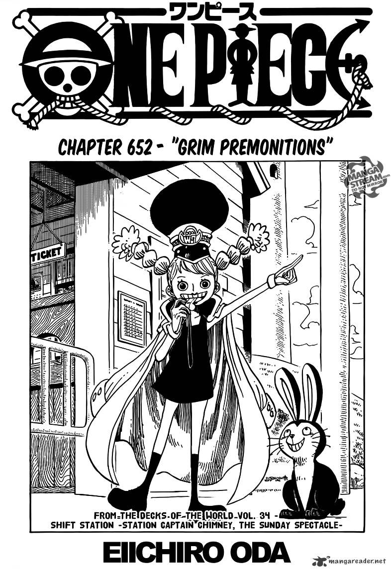 One Piece, Chapter 652 - Grim Premonitions image 01