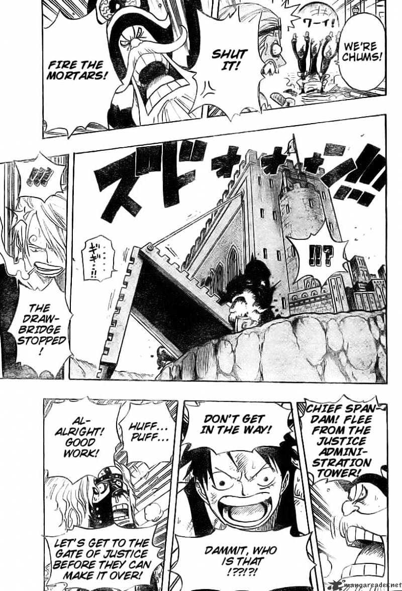 One Piece, Chapter 399 - Jump To The Fall!! image 06