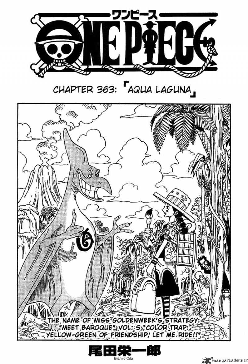 One Piece, Chapter 363 - Aqua Laguna image 01