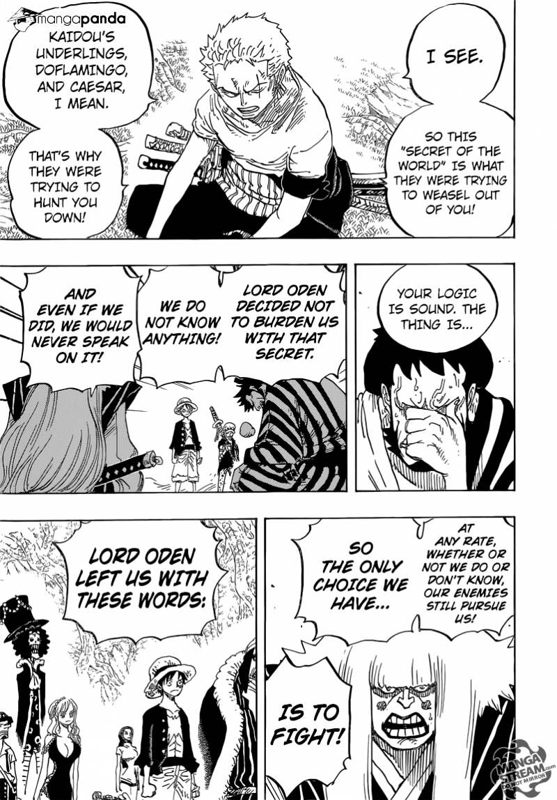 One Piece, Chapter 819 - Momonosuke, Heir of the Kouzuki Clan image 05