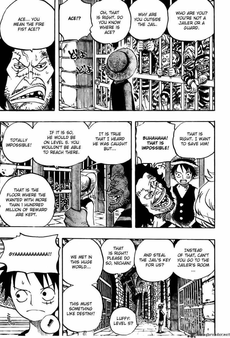 One Piece, Chapter 526 - Adventure at the Great Prison image 16