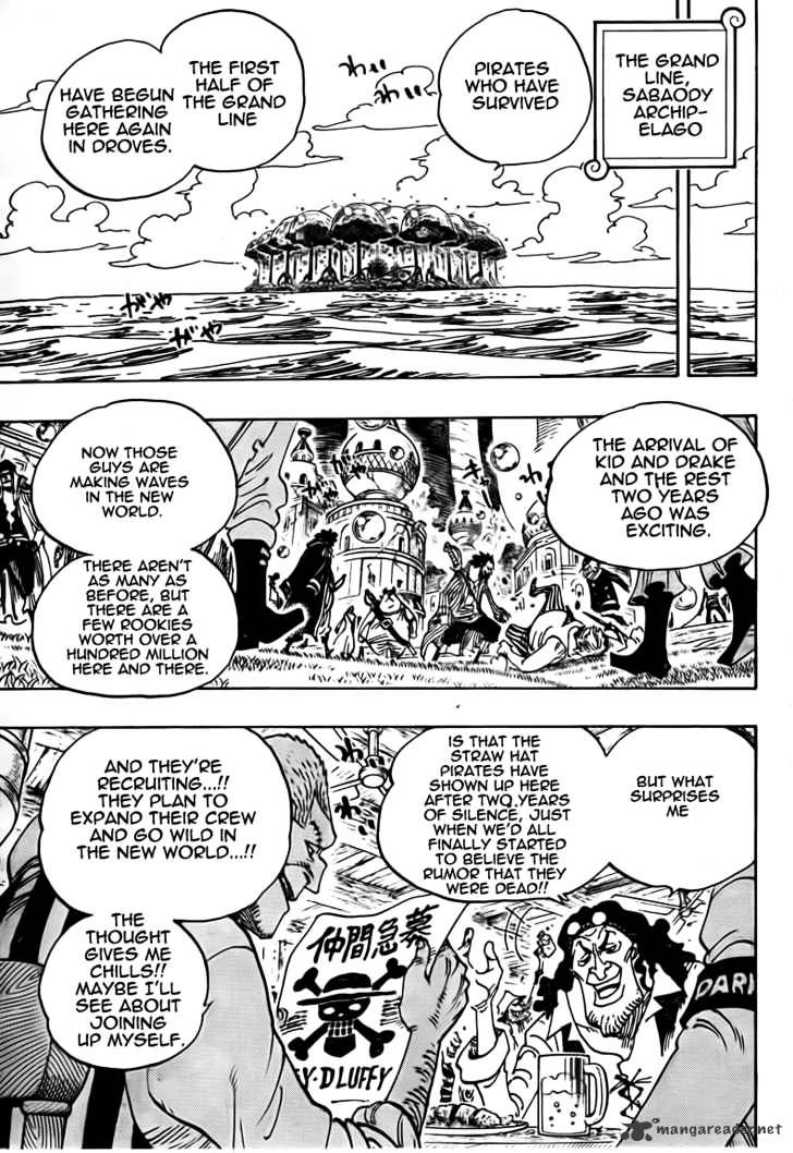 One Piece, Chapter 598 - 2 Years Later image 05