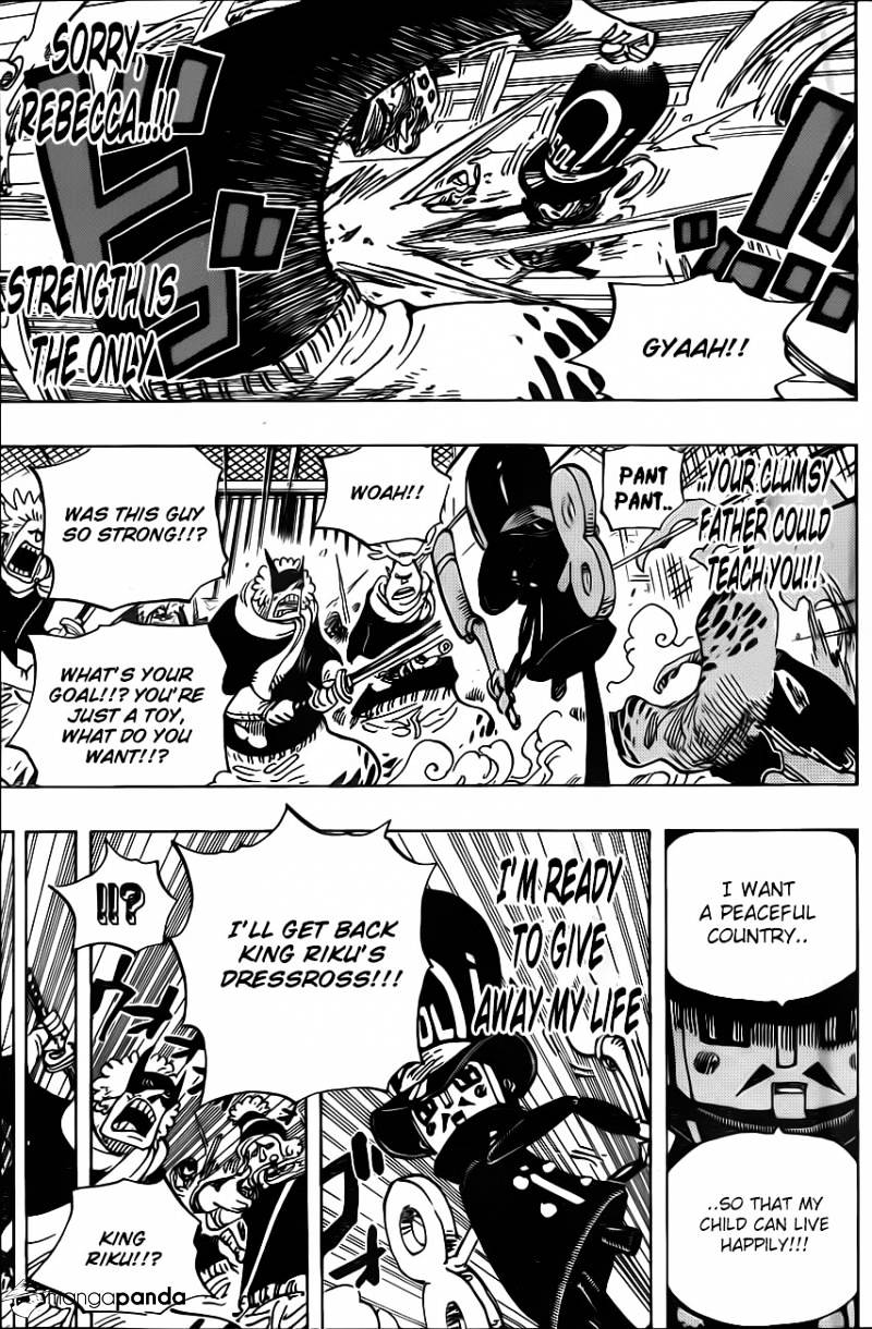 One Piece, Chapter 733 - What mr. Soldier wants image 16