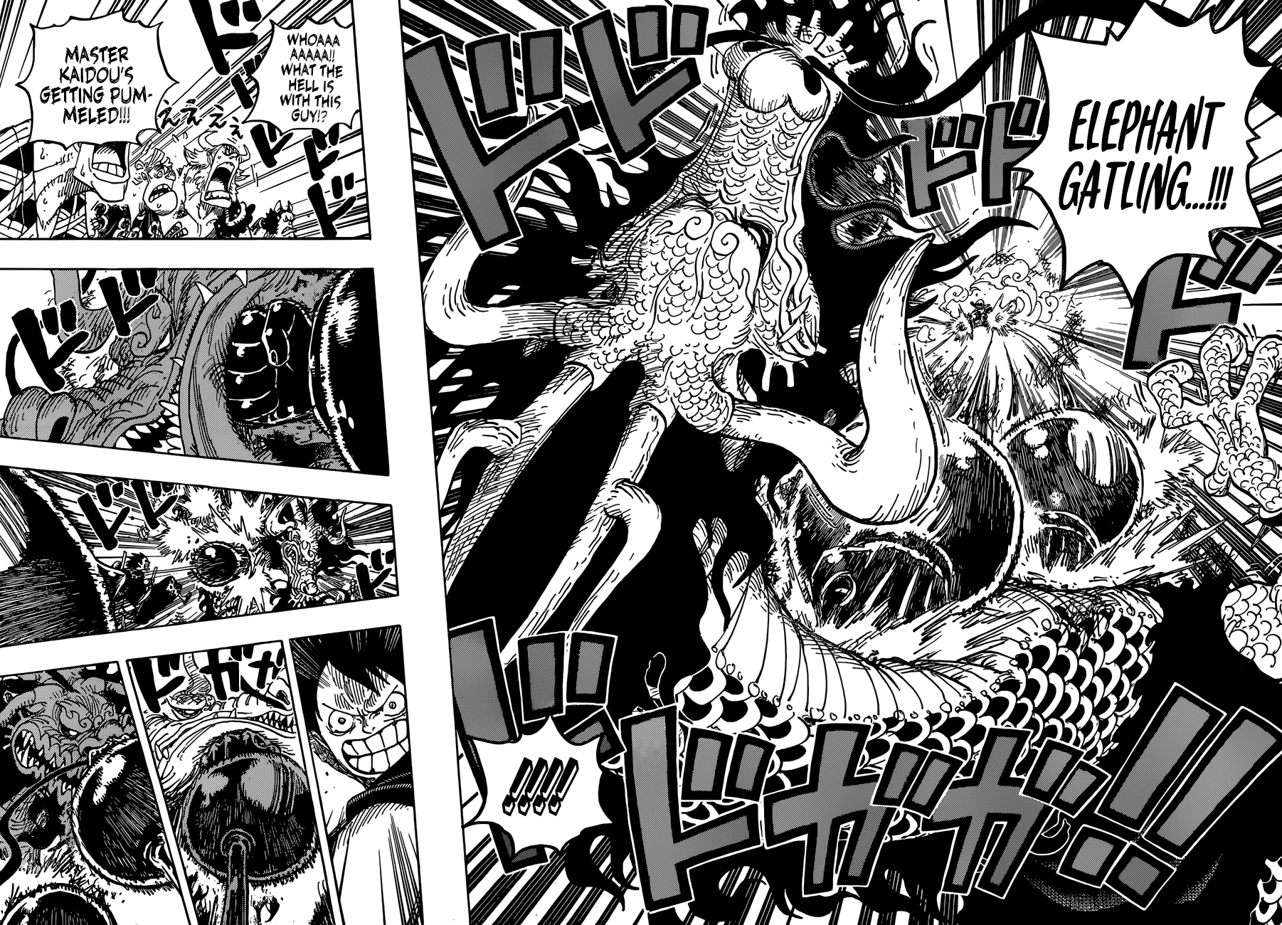 One Piece, Chapter 923 - Emperor Kaidou VS. Luffy image 10