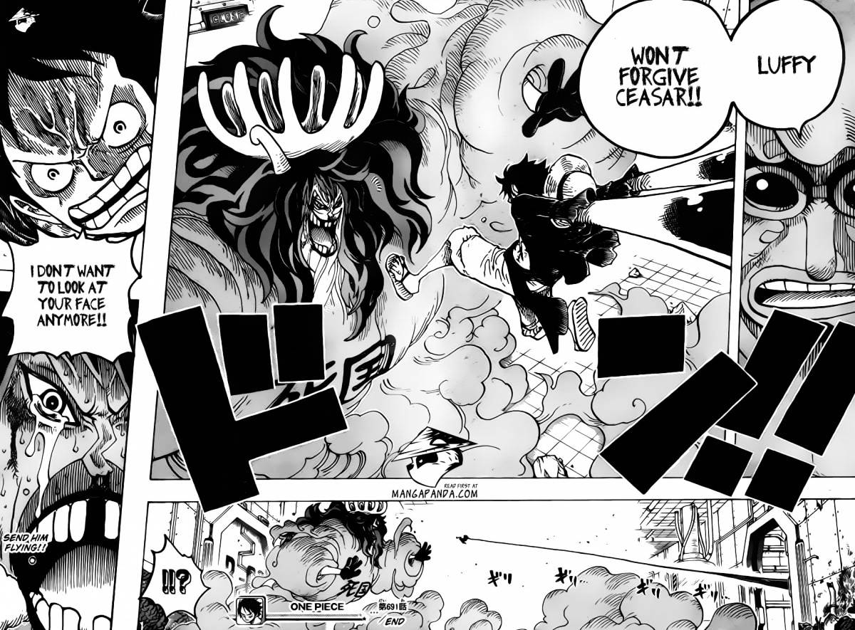One Piece, Chapter 691 - The king of the land of death image 17