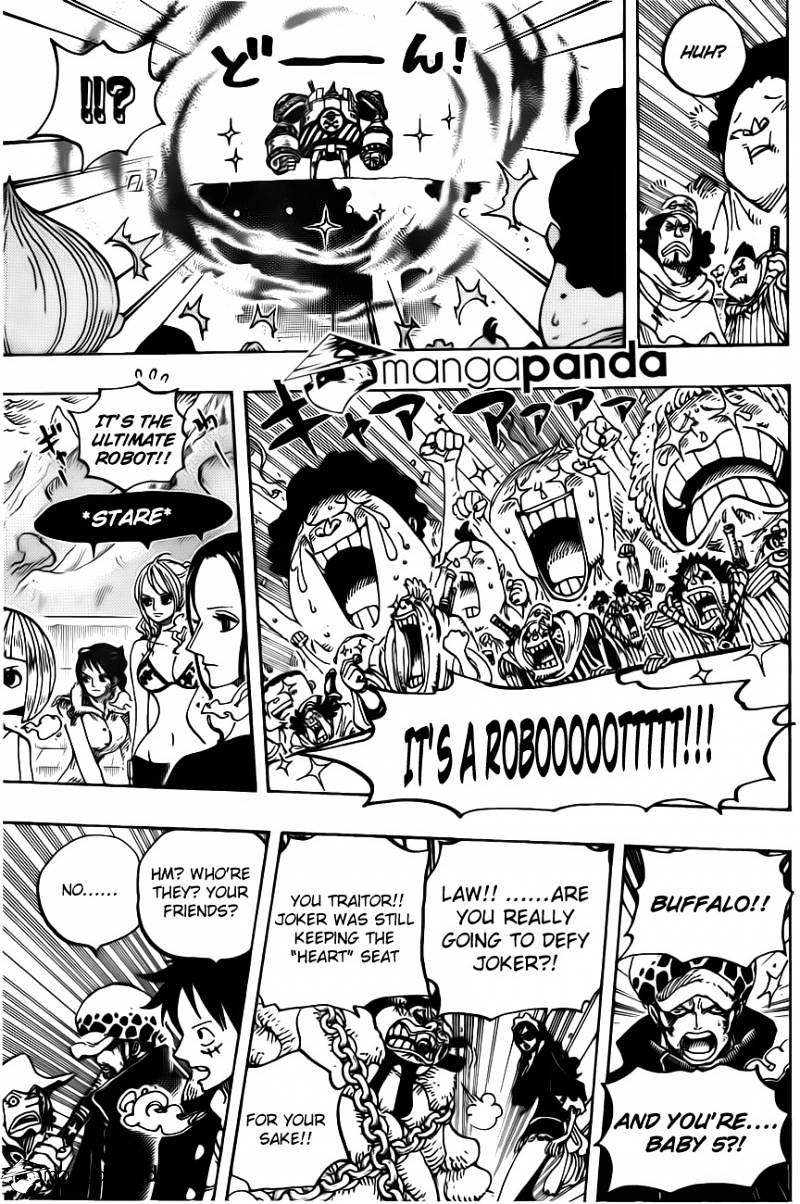 One Piece, Chapter 695 - Leave it to me!! image 10