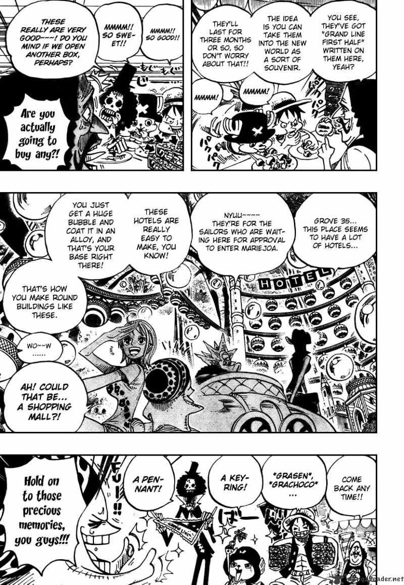 One Piece, Chapter 497 - Adventure On The Islands Of The Dancing Bubbles image 11