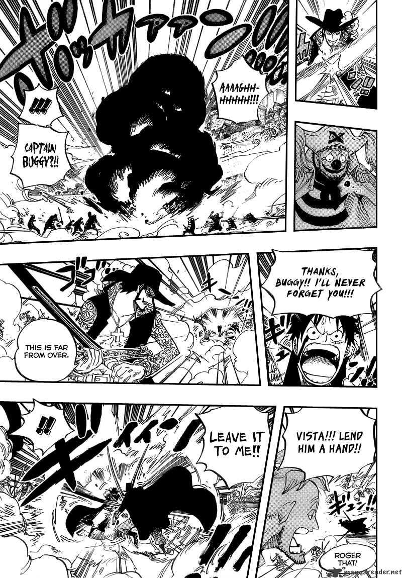 One Piece, Chapter 561 - Luffy vs Mihawk image 11