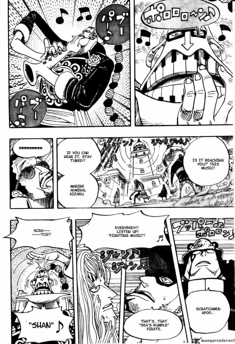 One Piece, Chapter 509 - Kizaru vs 4 Captains image 18