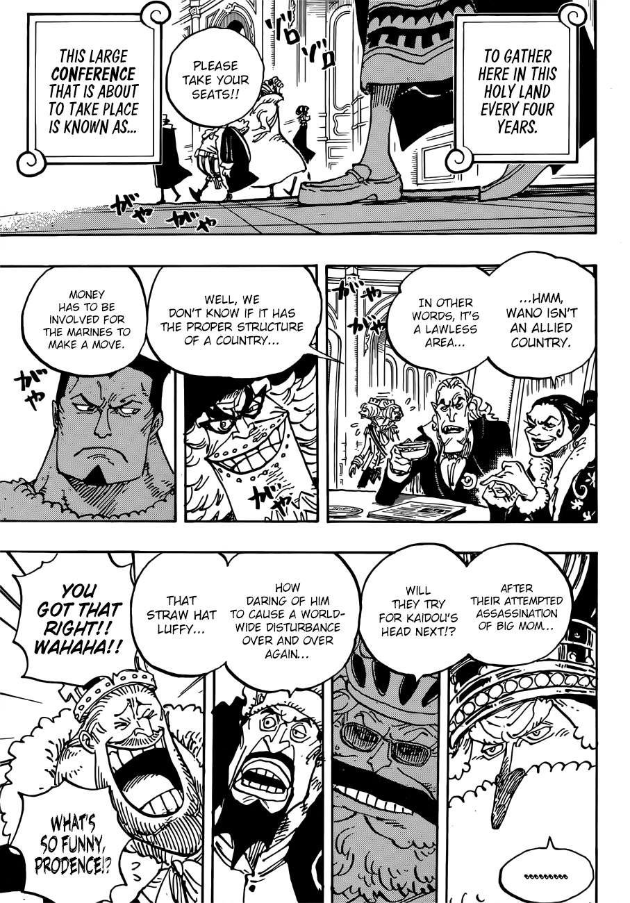 One Piece, Chapter 908 - The Reverie Begins image 11
