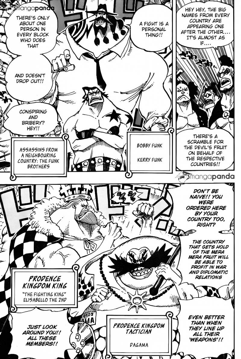One Piece, Chapter 704 - The statue of Kyros and Lucy image 07