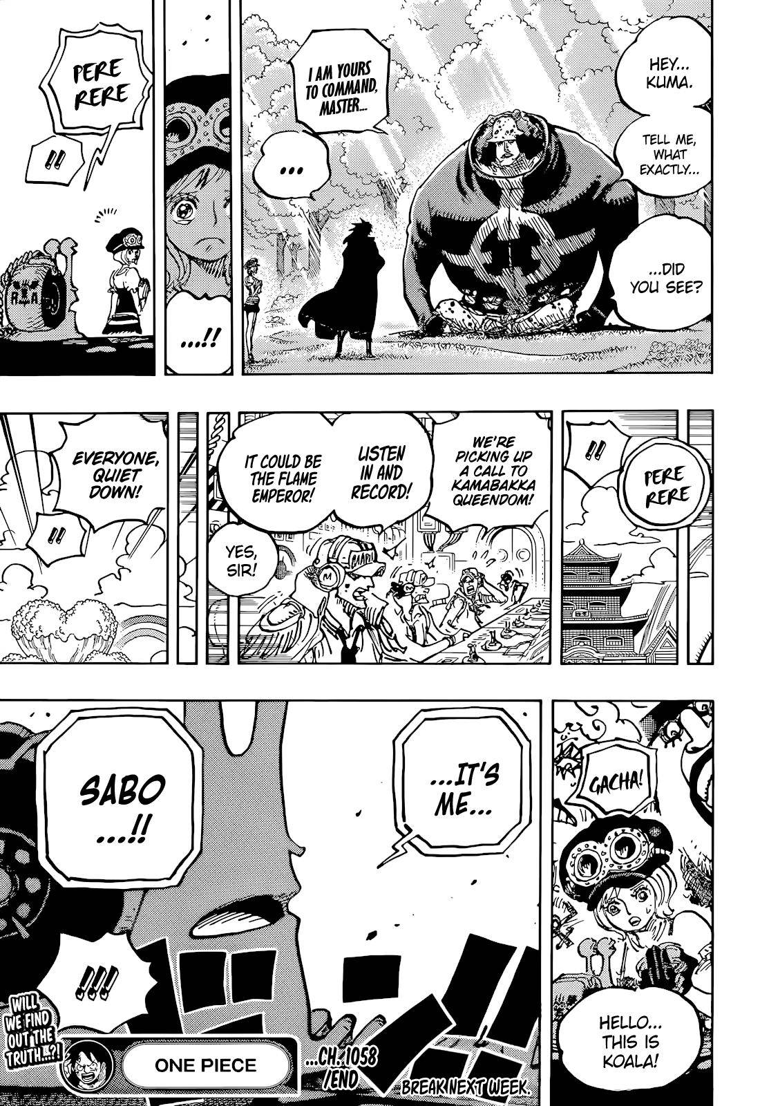 One Piece, Chapter 1058 image 17